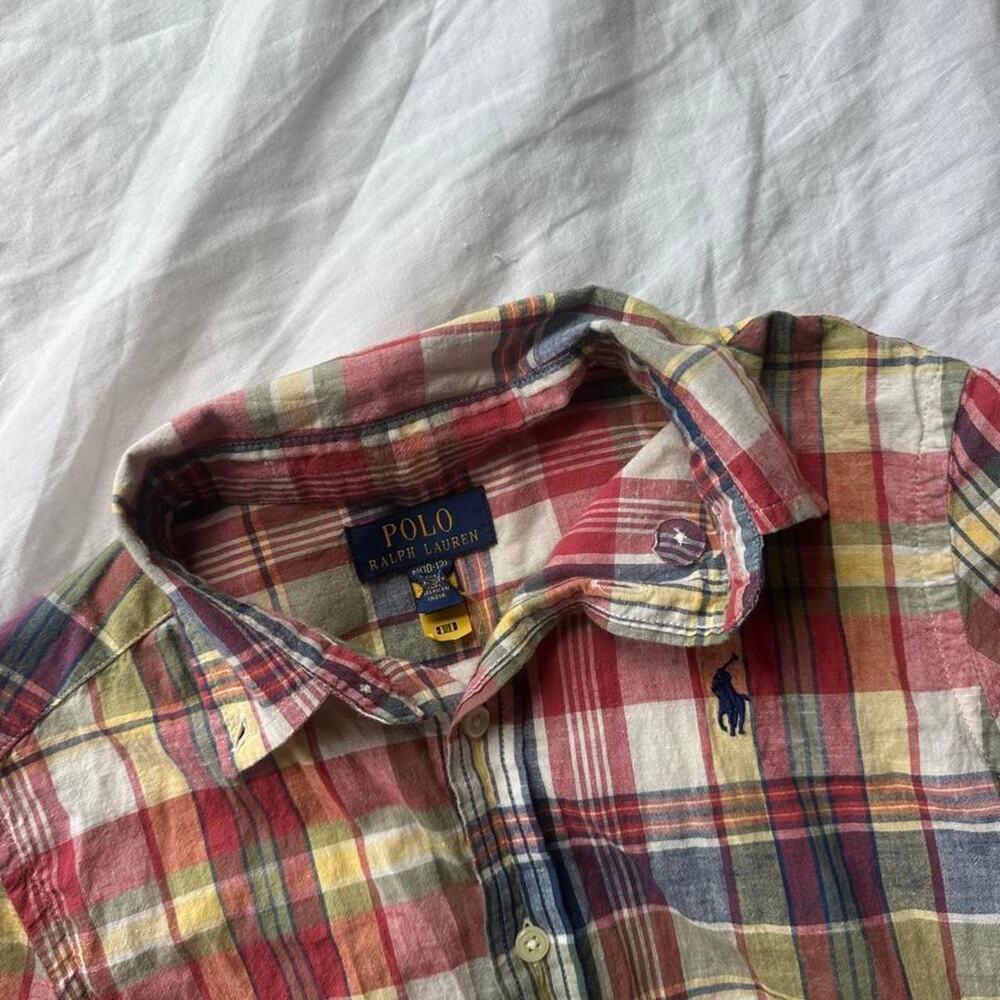Polo ralph lauren red beige - Picture 2 of 5